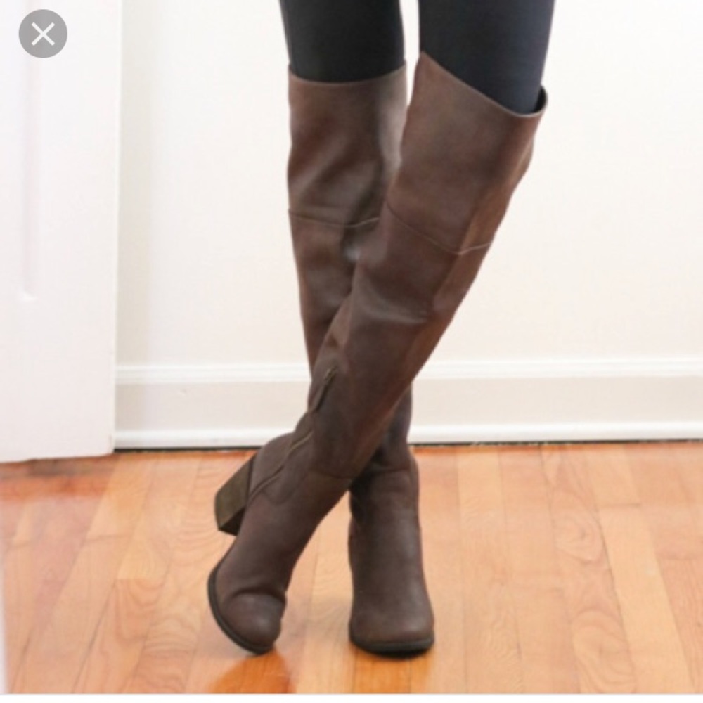 HINGE over the knee boots